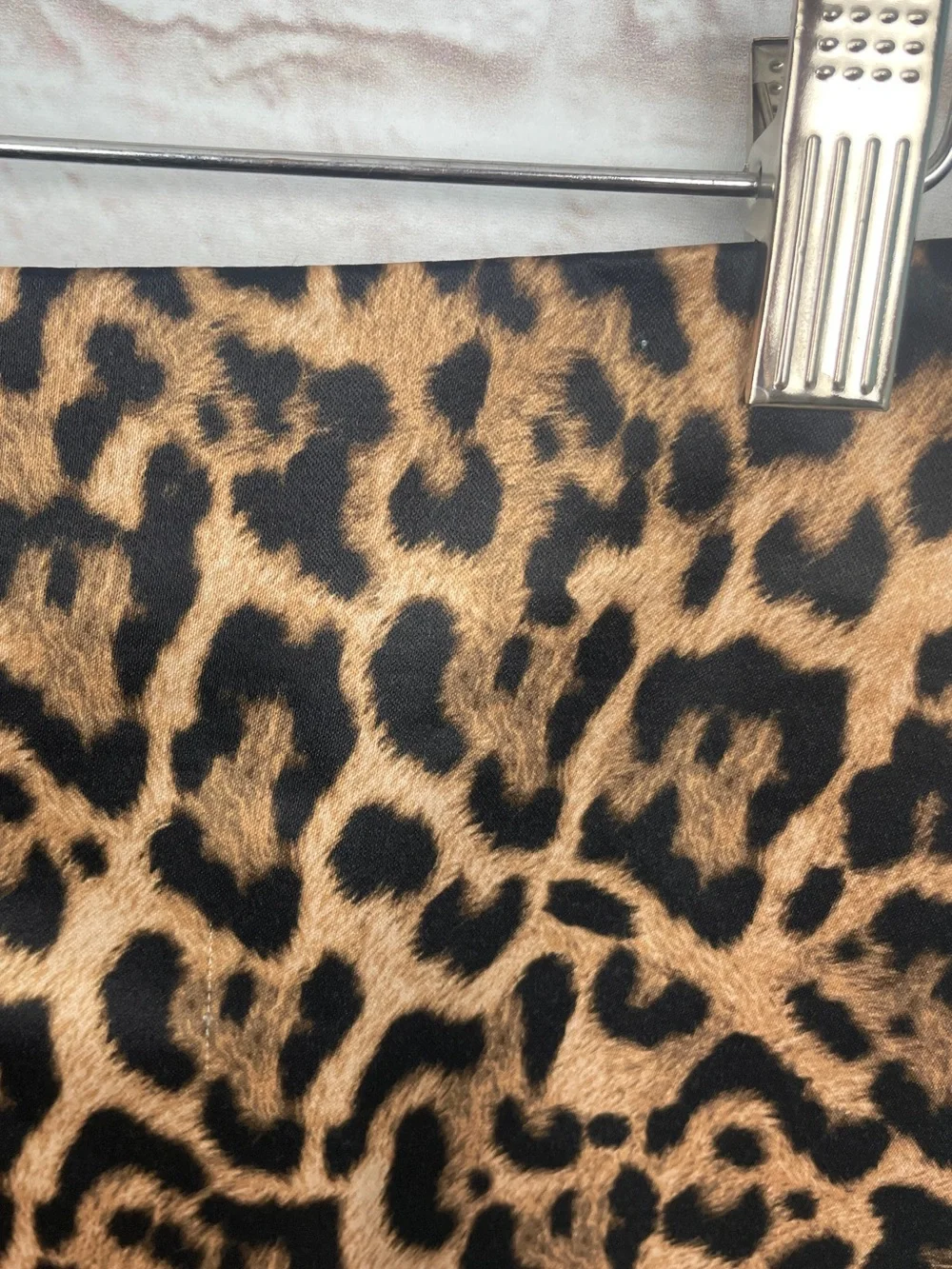 J. Crew Collection Duchesse Satin Leopard-Print Wrap Skirt Size 14